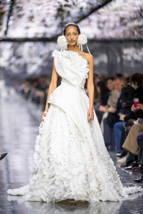 PFW Dior runway A model wears a creation as part of the Christian Dior Spring Summer 2026 Haute Couture collection presented in Paris, on January 26, 2026. Photo by Eliot Blondet ABACAPRESS.COM Paris France France  Copyright: xBlondetxEliot ABACAx