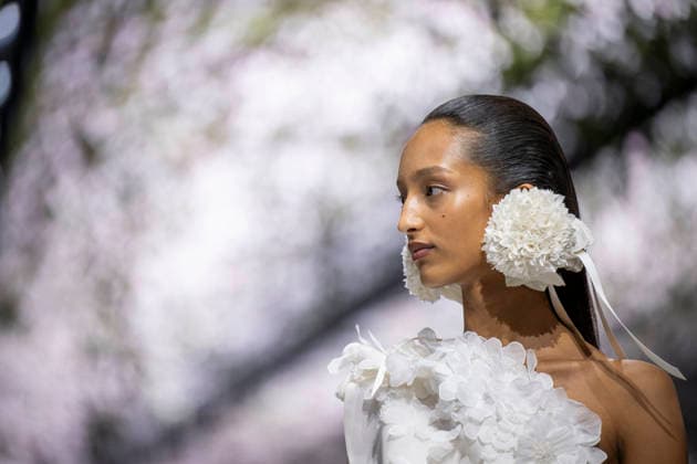 PFW Dior runway A model wears a creation as part of the Christian Dior Spring Summer 2026 Haute Couture collection presented in Paris, on January 26, 2026. Photo by Eliot Blondet ABACAPRESS.COM Paris France France  Copyright: xBlondetxEliot ABACAx