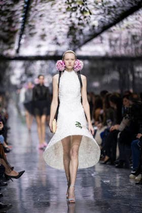 PFW Dior runway A model wears a creation as part of the Christian Dior Spring Summer 2026 Haute Couture collection presented in Paris, on January 26, 2026. Photo by Eliot Blondet ABACAPRESS.COM Paris France France  Copyright: xBlondetxEliot ABACAx