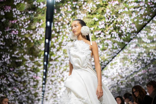 PFW Dior runway A model wears a creation as part of the Christian Dior Spring Summer 2026 Haute Couture collection presented in Paris, on January 26, 2026. Photo by Eliot Blondet ABACAPRESS.COM Paris France France  Copyright: xBlondetxEliot ABACAx