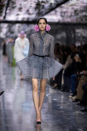 PFW Dior runway A model wears a creation as part of the Christian Dior Spring Summer 2026 Haute Couture collection presented in Paris, on January 26, 2026. Photo by Eliot Blondet ABACAPRESS.COM Paris France France  Copyright: xBlondetxEliot ABACAx