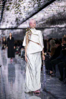 PFW Dior runway A model wears a creation as part of the Christian Dior Spring Summer 2026 Haute Couture collection presented in Paris, on January 26, 2026. Photo by Eliot Blondet ABACAPRESS.COM Paris France France  Copyright: xBlondetxEliot ABACAx