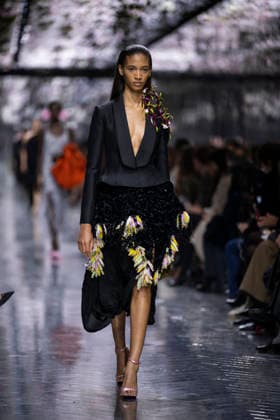 PFW Dior runway A model wears a creation as part of the Christian Dior Spring Summer 2026 Haute Couture collection presented in Paris, on January 26, 2026. Photo by Eliot Blondet ABACAPRESS.COM Paris France France  Copyright: xBlondetxEliot ABACAx