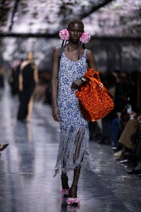 PFW Dior runway A model wears a creation as part of the Christian Dior Spring Summer 2026 Haute Couture collection presented in Paris, on January 26, 2026. Photo by Eliot Blondet ABACAPRESS.COM Paris France France  Copyright: xBlondetxEliot ABACAx