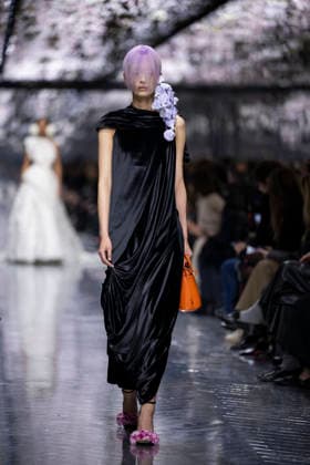 PFW Dior runway A model wears a creation as part of the Christian Dior Spring Summer 2026 Haute Couture collection presented in Paris, on January 26, 2026. Photo by Eliot Blondet ABACAPRESS.COM Paris France France  Copyright: xBlondetxEliot ABACAx