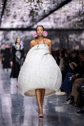 PFW Dior runway A model wears a creation as part of the Christian Dior Spring Summer 2026 Haute Couture collection presented in Paris, on January 26, 2026. Photo by Eliot Blondet ABACAPRESS.COM Paris France France  Copyright: xBlondetxEliot ABACAx