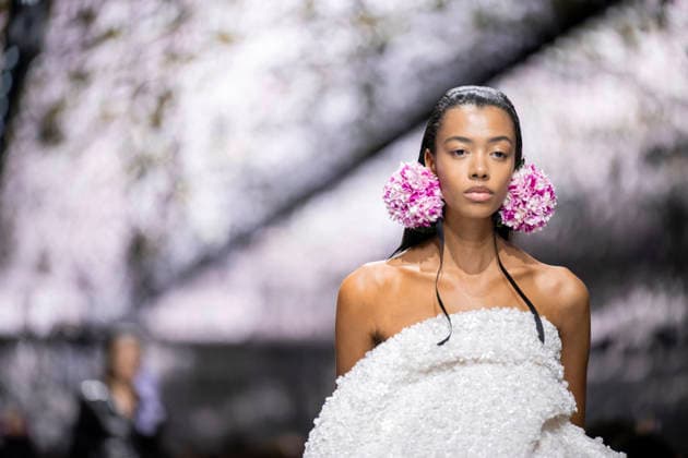 PFW Dior runway A model wears a creation as part of the Christian Dior Spring Summer 2026 Haute Couture collection presented in Paris, on January 26, 2026. Photo by Eliot Blondet ABACAPRESS.COM Paris France France  Copyright: xBlondetxEliot ABACAx
