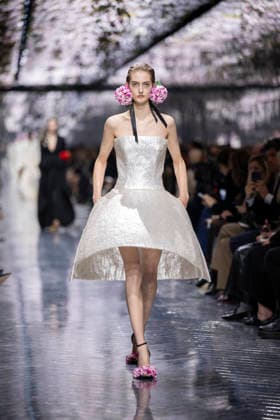 PFW Dior runway A model wears a creation as part of the Christian Dior Spring Summer 2026 Haute Couture collection presented in Paris, on January 26, 2026. Photo by Eliot Blondet ABACAPRESS.COM Paris France France  Copyright: xBlondetxEliot ABACAx