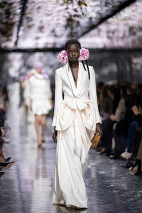 PFW Dior runway A model wears a creation as part of the Christian Dior Spring Summer 2026 Haute Couture collection presented in Paris, on January 26, 2026. Photo by Eliot Blondet ABACAPRESS.COM Paris France France  Copyright: xBlondetxEliot ABACAx