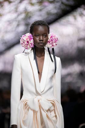 PFW Dior runway A model wears a creation as part of the Christian Dior Spring Summer 2026 Haute Couture collection presented in Paris, on January 26, 2026. Photo by Eliot Blondet ABACAPRESS.COM Paris France France  Copyright: xBlondetxEliot ABACAx