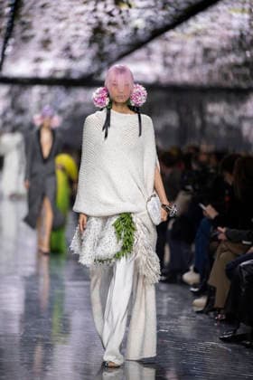 PFW Dior runway A model wears a creation as part of the Christian Dior Spring Summer 2026 Haute Couture collection presented in Paris, on January 26, 2026. Photo by Eliot Blondet ABACAPRESS.COM Paris France France  Copyright: xBlondetxEliot ABACAx