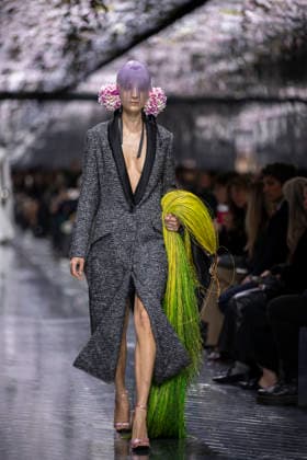 PFW Dior runway A model wears a creation as part of the Christian Dior Spring Summer 2026 Haute Couture collection presented in Paris, on January 26, 2026. Photo by Eliot Blondet ABACAPRESS.COM Paris France France  Copyright: xBlondetxEliot ABACAx