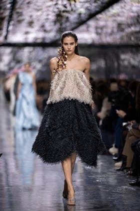 PFW Dior runway A model wears a creation as part of the Christian Dior Spring Summer 2026 Haute Couture collection presented in Paris, on January 26, 2026. Photo by Eliot Blondet ABACAPRESS.COM Paris France France  Copyright: xBlondetxEliot ABACAx