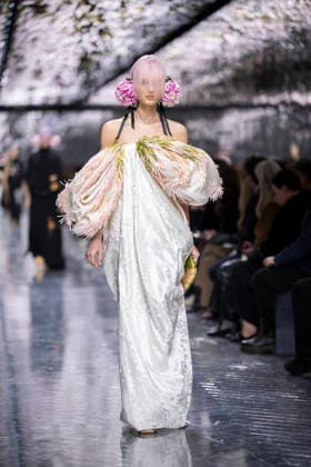 PFW Dior runway A model wears a creation as part of the Christian Dior Spring Summer 2026 Haute Couture collection presented in Paris, on January 26, 2026. Photo by Eliot Blondet ABACAPRESS.COM Paris France France  Copyright: xBlondetxEliot ABACAx