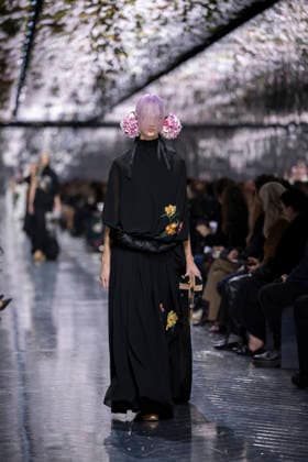 PFW Dior runway A model wears a creation as part of the Christian Dior Spring Summer 2026 Haute Couture collection presented in Paris, on January 26, 2026. Photo by Eliot Blondet ABACAPRESS.COM Paris France France  Copyright: xBlondetxEliot ABACAx