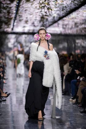 PFW Dior runway A model wears a creation as part of the Christian Dior Spring Summer 2026 Haute Couture collection presented in Paris, on January 26, 2026. Photo by Eliot Blondet ABACAPRESS.COM Paris France France  Copyright: xBlondetxEliot ABACAx