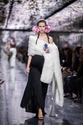 PFW Dior runway A model wears a creation as part of the Christian Dior Spring Summer 2026 Haute Couture collection presented in Paris, on January 26, 2026. Photo by Eliot Blondet ABACAPRESS.COM Paris France France  Copyright: xBlondetxEliot ABACAx