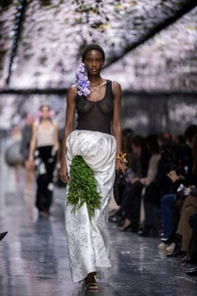 PFW Dior runway A model wears a creation as part of the Christian Dior Spring Summer 2026 Haute Couture collection presented in Paris, on January 26, 2026. Photo by Eliot Blondet ABACAPRESS.COM Paris France France  Copyright: xBlondetxEliot ABACAx