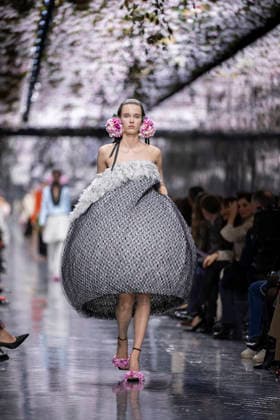 PFW Dior runway A model wears a creation as part of the Christian Dior Spring Summer 2026 Haute Couture collection presented in Paris, on January 26, 2026. Photo by Eliot Blondet ABACAPRESS.COM Paris France France  Copyright: xBlondetxEliot ABACAx