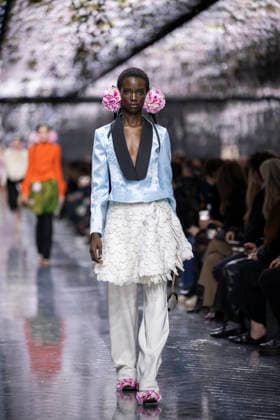 PFW Dior runway A model wears a creation as part of the Christian Dior Spring Summer 2026 Haute Couture collection presented in Paris, on January 26, 2026. Photo by Eliot Blondet ABACAPRESS.COM Paris France France  Copyright: xBlondetxEliot ABACAx