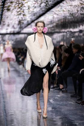 PFW Dior runway A model wears a creation as part of the Christian Dior Spring Summer 2026 Haute Couture collection presented in Paris, on January 26, 2026. Photo by Eliot Blondet ABACAPRESS.COM Paris France France  Copyright: xBlondetxEliot ABACAx