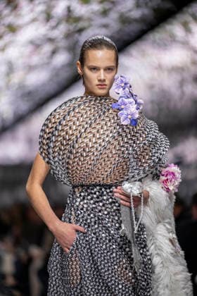 PFW Dior runway A model wears a creation as part of the Christian Dior Spring Summer 2026 Haute Couture collection presented in Paris, on January 26, 2026. Photo by Eliot Blondet ABACAPRESS.COM Paris France France  Copyright: xBlondetxEliot ABACAx