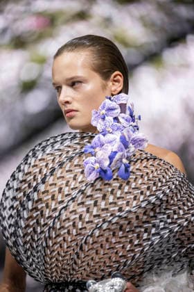 PFW Dior runway A model wears a creation as part of the Christian Dior Spring Summer 2026 Haute Couture collection presented in Paris, on January 26, 2026. Photo by Eliot Blondet ABACAPRESS.COM Paris France France  Copyright: xBlondetxEliot ABACAx
