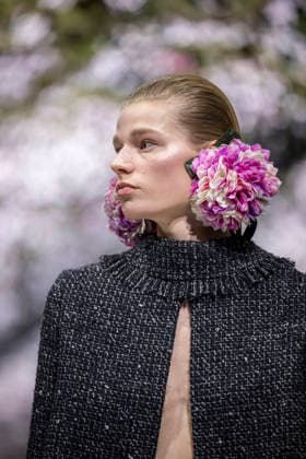 PFW Dior runway A model wears a creation as part of the Christian Dior Spring Summer 2026 Haute Couture collection presented in Paris, on January 26, 2026. Photo by Eliot Blondet ABACAPRESS.COM Paris France France  Copyright: xBlondetxEliot ABACAx