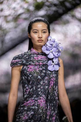 PFW Dior runway A model wears a creation as part of the Christian Dior Spring Summer 2026 Haute Couture collection presented in Paris, on January 26, 2026. Photo by Eliot Blondet ABACAPRESS.COM Paris France France  Copyright: xBlondetxEliot ABACAx