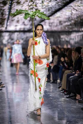 PFW Dior runway A model wears a creation as part of the Christian Dior Spring Summer 2026 Haute Couture collection presented in Paris, on January 26, 2026. Photo by Eliot Blondet ABACAPRESS.COM Paris France France  Copyright: xBlondetxEliot ABACAx