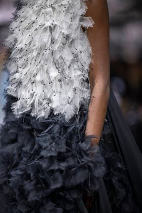 PFW Dior runway A model wears a creation as part of the Christian Dior Spring Summer 2026 Haute Couture collection presented in Paris, on January 26, 2026. Photo by Eliot Blondet ABACAPRESS.COM Paris France France  Copyright: xBlondetxEliot ABACAx