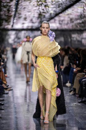 PFW Dior runway A model wears a creation as part of the Christian Dior Spring Summer 2026 Haute Couture collection presented in Paris, on January 26, 2026. Photo by Eliot Blondet ABACAPRESS.COM Paris France France  Copyright: xBlondetxEliot ABACAx