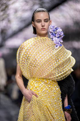 PFW Dior runway A model wears a creation as part of the Christian Dior Spring Summer 2026 Haute Couture collection presented in Paris, on January 26, 2026. Photo by Eliot Blondet ABACAPRESS.COM Paris France France  Copyright: xBlondetxEliot ABACAx