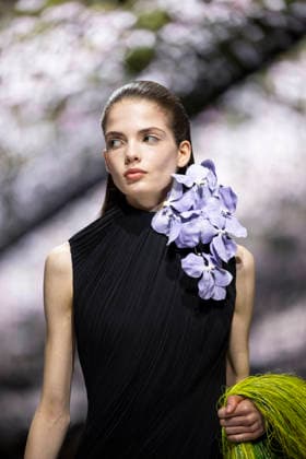 PFW Dior runway A model wears a creation as part of the Christian Dior Spring Summer 2026 Haute Couture collection presented in Paris, on January 26, 2026. Photo by Eliot Blondet ABACAPRESS.COM Paris France France  Copyright: xBlondetxEliot ABACAx