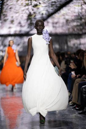 PFW Dior runway A model wears a creation as part of the Christian Dior Spring Summer 2026 Haute Couture collection presented in Paris, on January 26, 2026. Photo by Eliot Blondet ABACAPRESS.COM Paris France France  Copyright: xBlondetxEliot ABACAx