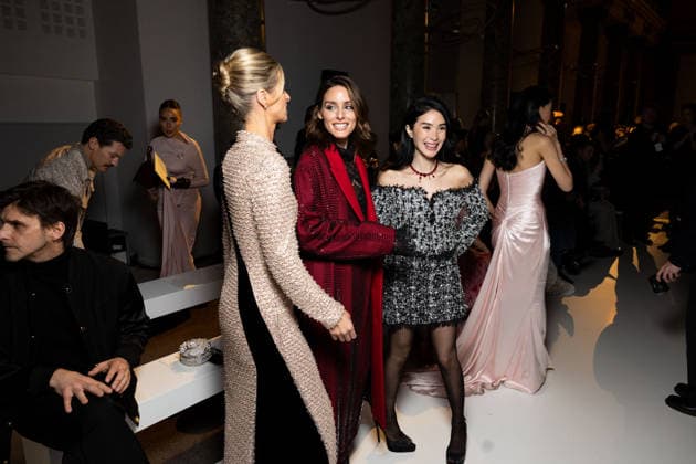 Nicky Hilton, Olivia Palermo, Heart Evangelista at Tamara Ralph Haute Couture Collection Printemps Ete 2026 during Paris Fashion Week PFW , le 26 Janvier 2026 Jeremy MELLOUL Bestimage Celebrities at Tamara Ralph Haute Couture Spring summer 2026 during Paris Fashion Week on 26th January 2026 Paris France  Copyright: xJeremyxMelloulx xBestimagexJeremyxMelloulx xBestimagex