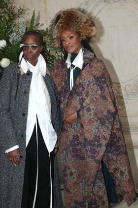 Mickalene Thomas et Latham Thomas Défilé de Mode Christian Dior Photocall, Collection Haute Couture Printemps Été 2026, dans le cadre de la Fashion Week de Paris, France, le 26 Janvier 2026 Bertrand Rindoff Bestimage Celebs attend the Christian Dior Haute Couture Spring Summer 2026 show as part of Paris Fashion Week on January 26, 2026 in Paris, France Paris France  Copyright: xBERTRANDxRINDOFFxPETROFFx xBESTIMAGExBERTRANDxRINDOFFxPETROFFx xBESTIMAGEx