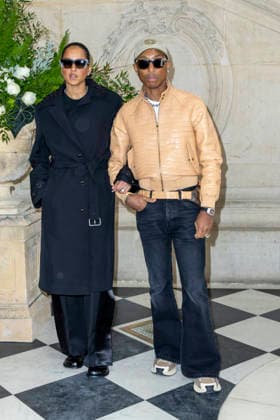 Pharrell Williams and Helen Photocall Dior Spring Summer 2026 Haute Couture Collection show during Paris Fashion Week PFW , at the Rodin Museum, in Paris, France, on January 26, 2026 Olivier Borde Bestimage Photocall Dior Spring Summer 2026 Haute Couture Collection show during Paris Fashion Week PFW , at the Rodin Museum, in Paris, France, on January 26, 2026 Paris France  Copyright: xOLIVIERxBORDEx xBESTIMAGExOLIVIERxBORDEx xBESTIMAGEx