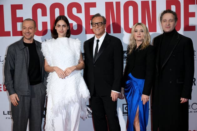 Milan, The Unsaid Things photocall - Stefano Accorsi, Miriam Leone, Gabriele Muccino, Carolina Crescentini, Claudio Santamaria  Copyright: xAlbertoxTerenghix xipa-agency.netx xComi Terenghix IPA_Agency_IPA70600699
