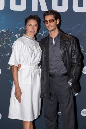Gourou Paris Film Premiere NB Natasha Andrews, Pierre Niney attends Gourou Paris Film Premiere at Pathe Palace on January 26, 2026 in Paris, France. Photo by Nasser Berzane ABACAPRESS.COM Paris France  Copyright: xBerzanexNasser ABACAx
