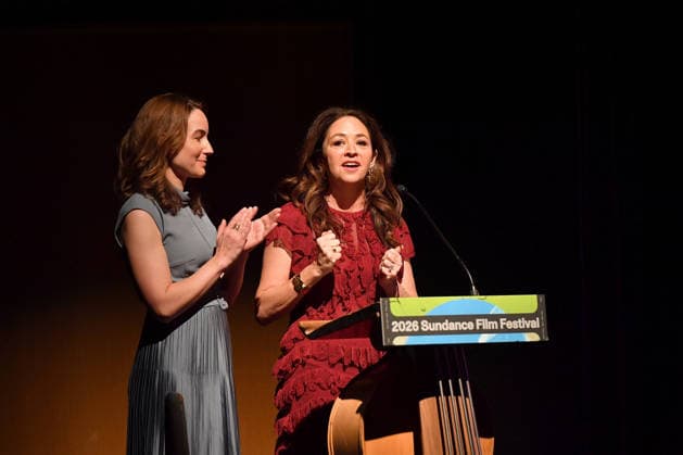2026 Sundance Film Festival - Give Me The Ball! Premiere Elizabeth Wolff and Liz Garbus speak onstage during the intro the Give Me The Ball! Premiere during the 2026 Sundance Film Festival at Eccles Center Theater on January 26, 2026 in Park City, Utah. Park City Eccles Theatre Utah United States of America Copyright: xCxFlanigan imageSPACEx