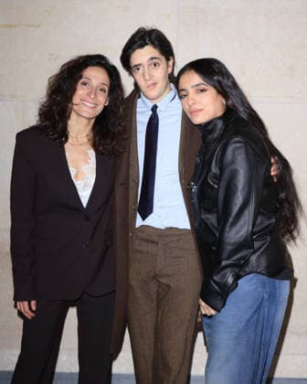 Louis Delluc Awards Ceremony - Paris Mouna Soualem, Gabriel Donzelli, Hafsia Herzi attend the Louis Delluc Awards ceremony where she received the 2025 Louis Delluc Prize for La Petite Dernière at the Cinémathèque Française in Paris, France on January 26, 2026 Photo by David Boyer ABACAPRESS.COM Paris France  Copyright: xBoyerxDavid ABACAx