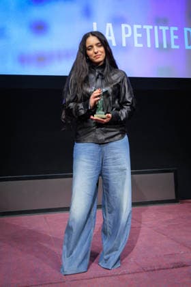 Louis Delluc Awards Ceremony - Paris Hafsia Herzi attends the Louis Delluc Awards ceremony where she received the 2025 Louis Delluc Prize for La Petite Dernière at the Cinémathèque Française in Paris, France on January 26, 2026 Photo by David Boyer ABACAPRESS.COM Paris France  Copyright: xBoyerxDavid ABACAx
