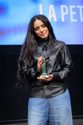Louis Delluc Awards Ceremony - Paris Hafsia Herzi attends the Louis Delluc Awards ceremony where she received the 2025 Louis Delluc Prize for La Petite Dernière at the Cinémathèque Française in Paris, France on January 26, 2026 Photo by David Boyer ABACAPRESS.COM Paris France  Copyright: xBoyerxDavid ABACAx
