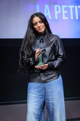 Louis Delluc Awards Ceremony - Paris Hafsia Herzi attends the Louis Delluc Awards ceremony where she received the 2025 Louis Delluc Prize for La Petite Dernière at the Cinémathèque Française in Paris, France on January 26, 2026 Photo by David Boyer ABACAPRESS.COM Paris France  Copyright: xBoyerxDavid ABACAx