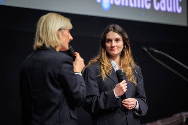 Louis Delluc Awards Ceremony - Paris Valentine Cadic attends the Louis Delluc Awards ceremony where she received the 2025 Louis Delluc Prize for La Petite Dernière at the Cinémathèque Française in Paris, France on January 26, 2026 Photo by David Boyer ABACAPRESS.COM Paris France  Copyright: xBoyerxDavid ABACAx