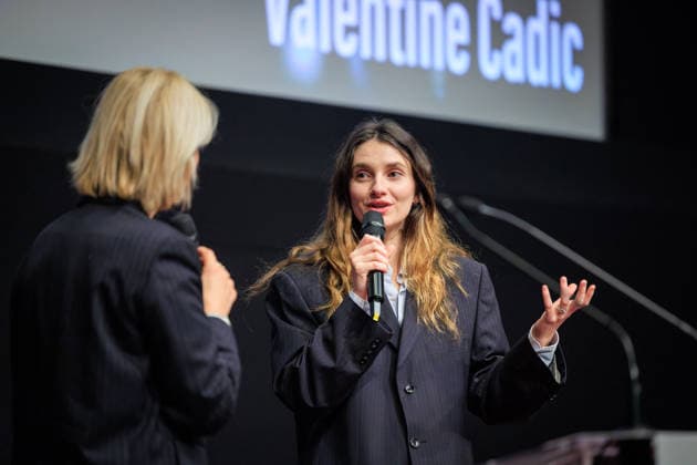 Louis Delluc Awards Ceremony - Paris Valentine Cadic attends the Louis Delluc Awards ceremony where she received the 2025 Louis Delluc Prize for La Petite Dernière at the Cinémathèque Française in Paris, France on January 26, 2026 Photo by David Boyer ABACAPRESS.COM Paris France  Copyright: xBoyerxDavid ABACAx