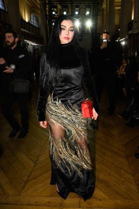 PFW - Tony Ward Photocall Haifa attends the Tony Ward Haute Couture Week Spring Summer 2026 show as part of Paris Fashion Week on January 26, 2026 in Paris, France. Photo by Laurent Zabulon ABACAPRESS.COM Paris France  Copyright: xZabulonxLaurent ABACAx