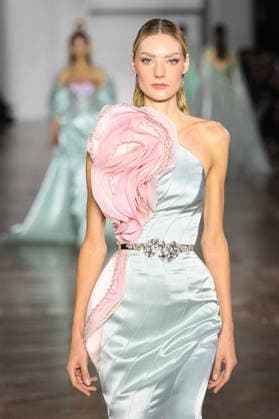 PFW - Tony Ward Runway Models walk the runway during the Tony Ward Haute Couture Week Spring Summer 2026 show as part of Paris Fashion Week on January 26, 2026 in Paris, France. Photo by Laurent Zabulon ABACAPRESS.COM Paris France  Copyright: xZabulonxLaurent ABACAx
