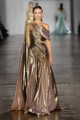 PFW - Tony Ward Runway Models walk the runway during the Tony Ward Haute Couture Week Spring Summer 2026 show as part of Paris Fashion Week on January 26, 2026 in Paris, France. Photo by Laurent Zabulon ABACAPRESS.COM Paris France  Copyright: xZabulonxLaurent ABACAx